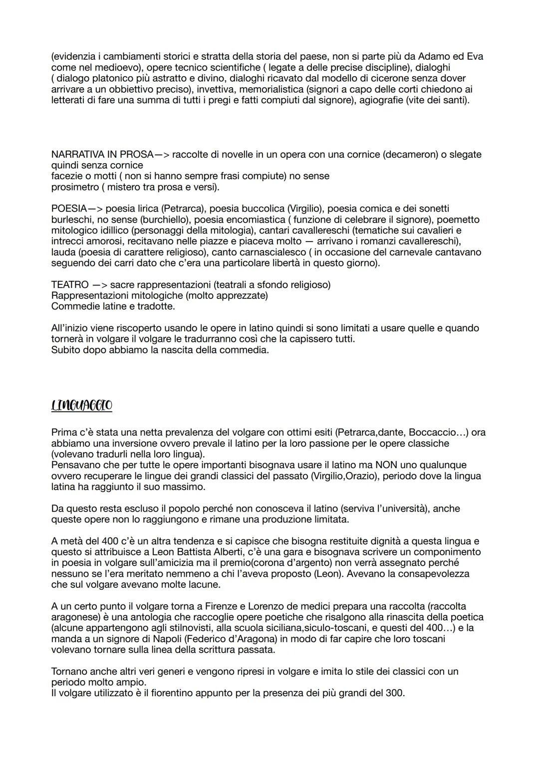 Riscoperta dei testi antichi (classici).
In due direzioni, quantitativa e qualitativa:
recuperare il più possibile quelli finiti nel dimenti