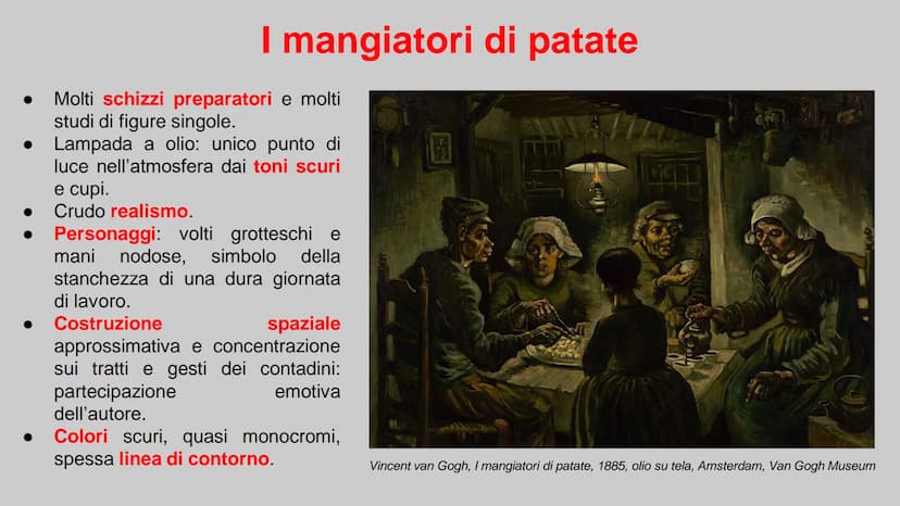 Vincent
van Gogh
1853-1890
Vincent van Gogh, Autoritratto, 1887, 803 x 998, Amsterdam Gli esordi: un realismo d'intonazione sociale
Vincent 