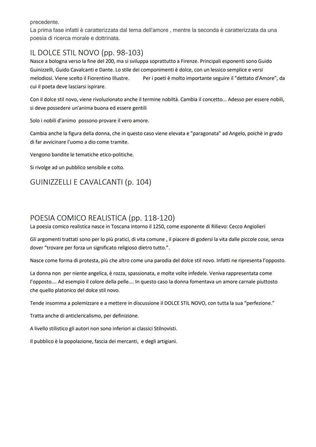 LETTERATURA ITALIANA
La nascita dell'Europa
Contesto Storico (pp. 5-14)
Convenzionalmente diamo inizio al medioevo nel 476 d.C., anno che co