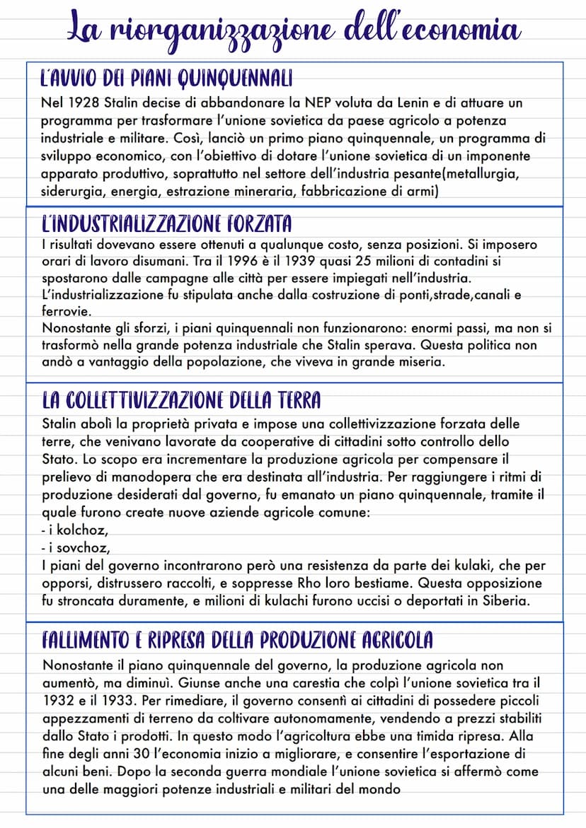 LO STALINISMO
Stalin e la conquista del potere nell'URSS
DUE VISIONI DEL MOVIMENTO RIVOLUZIONARIO
Nel 1924 Lenin morì, il suo posto sarebbe 