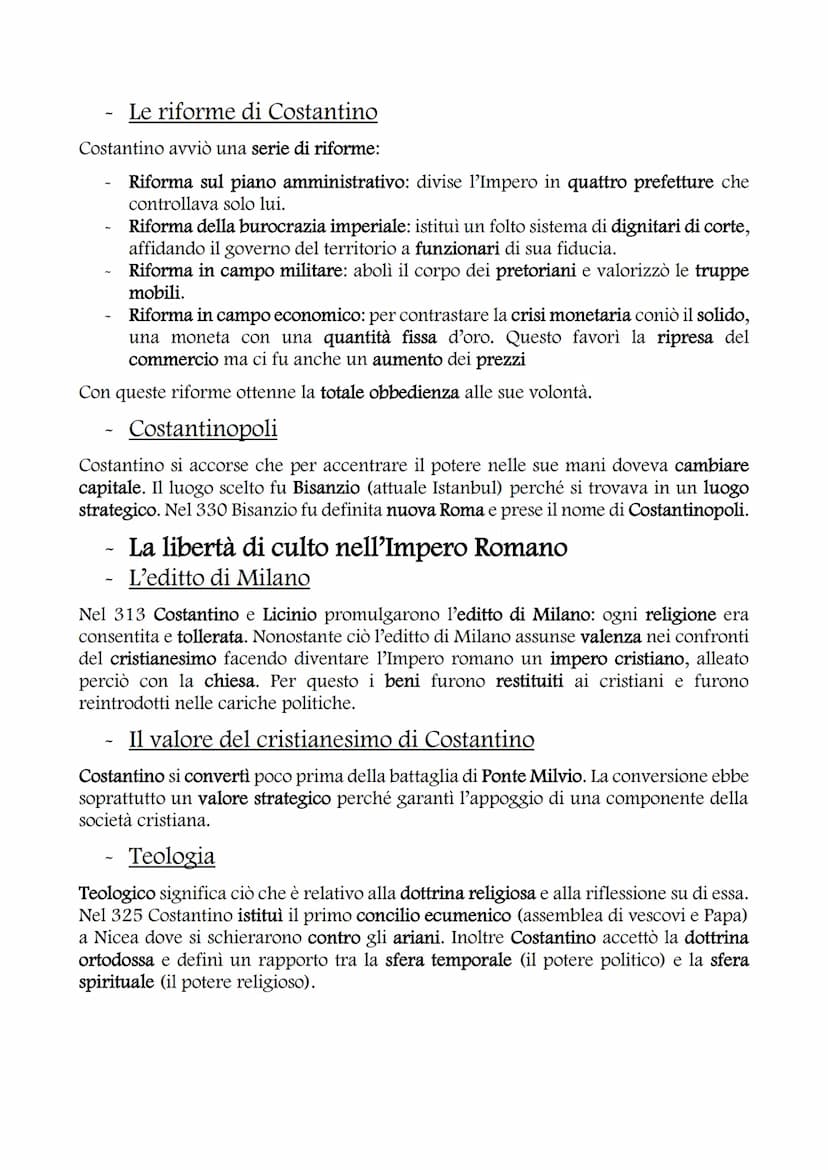 LA CRISI DEL III SECOLO
I problemi dell'Impero
I primi segnali di crisi emersero quando la gestione del vasto dominio dell'Impero
romano si 