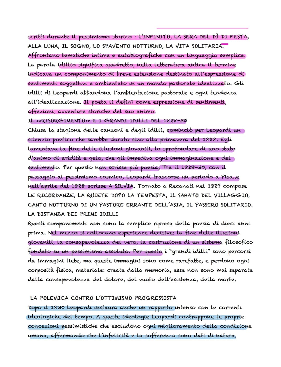 LA VITA.
Giacomo Leopardi nasce a Recanati, nelle Marche nel 1798 da una famiglia
di nobiltà terriera. La sua istruzione viene affidata a pr