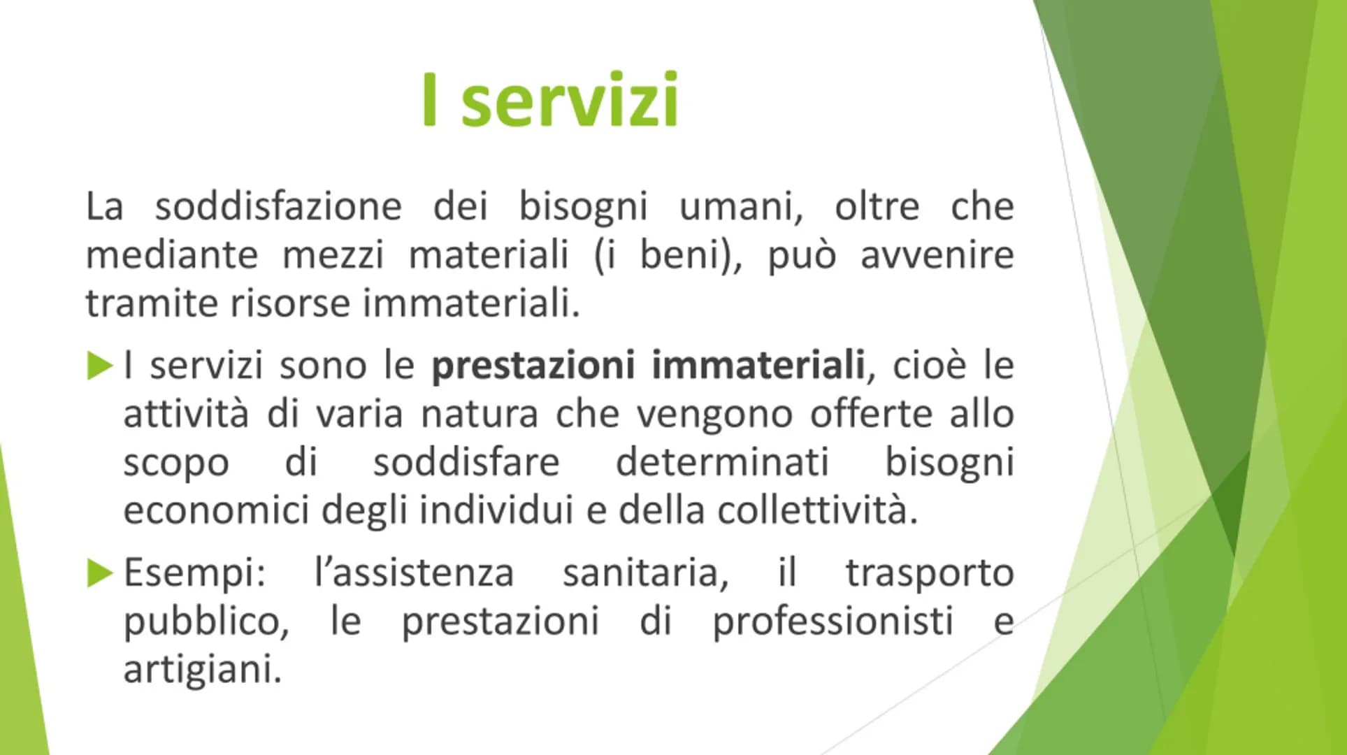I bisogni,
l'imprenditore e
l'azienda I bisogni
Per bisogno si intende uno stato di
insoddisfazione che può essere colmato
con mezzi idonei,