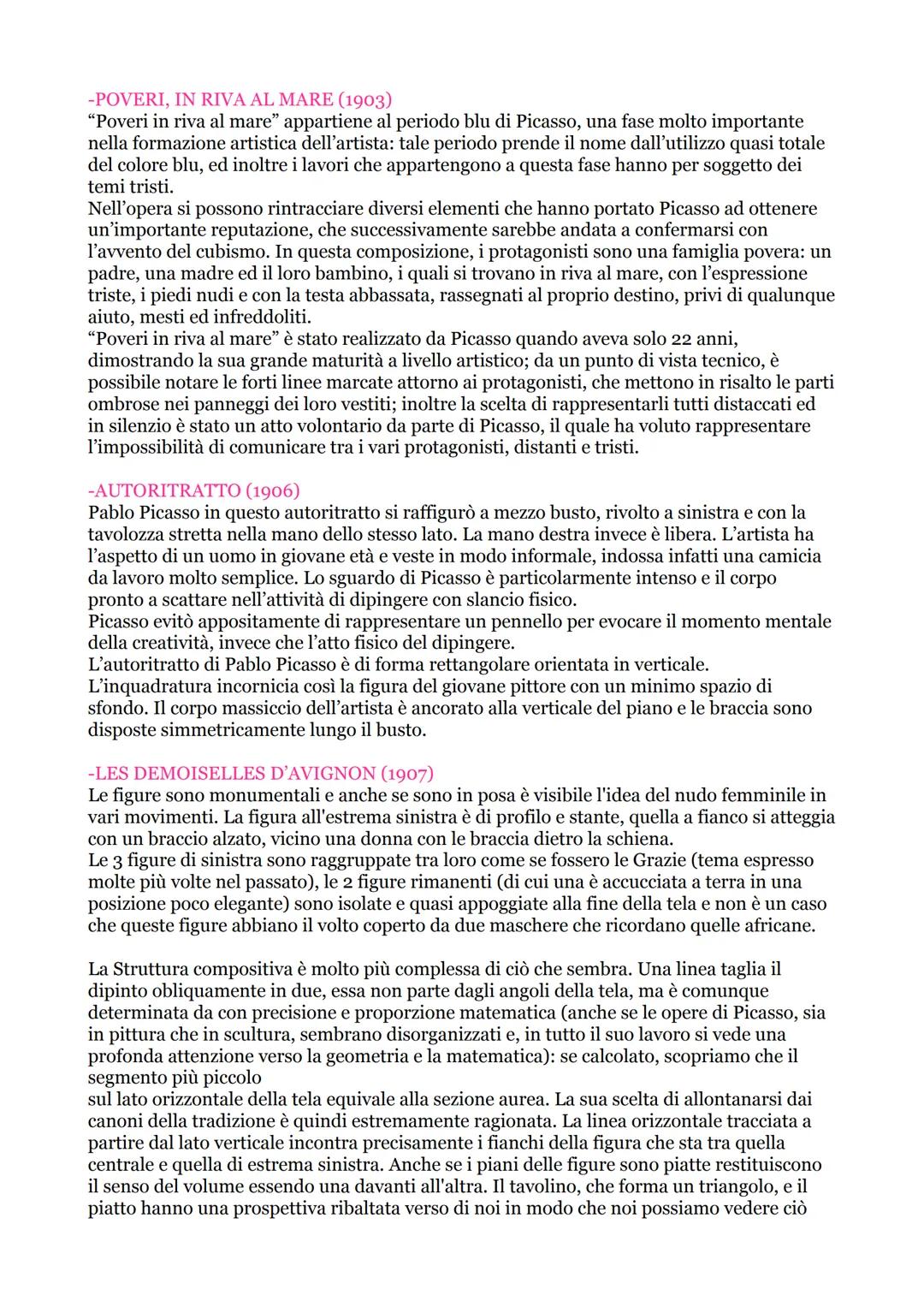 # CUBISMO

Il cubismo può essere definito come un percorso di pensiero e ricerca che procede
parallelamente all'espressionismo e nasce a Par