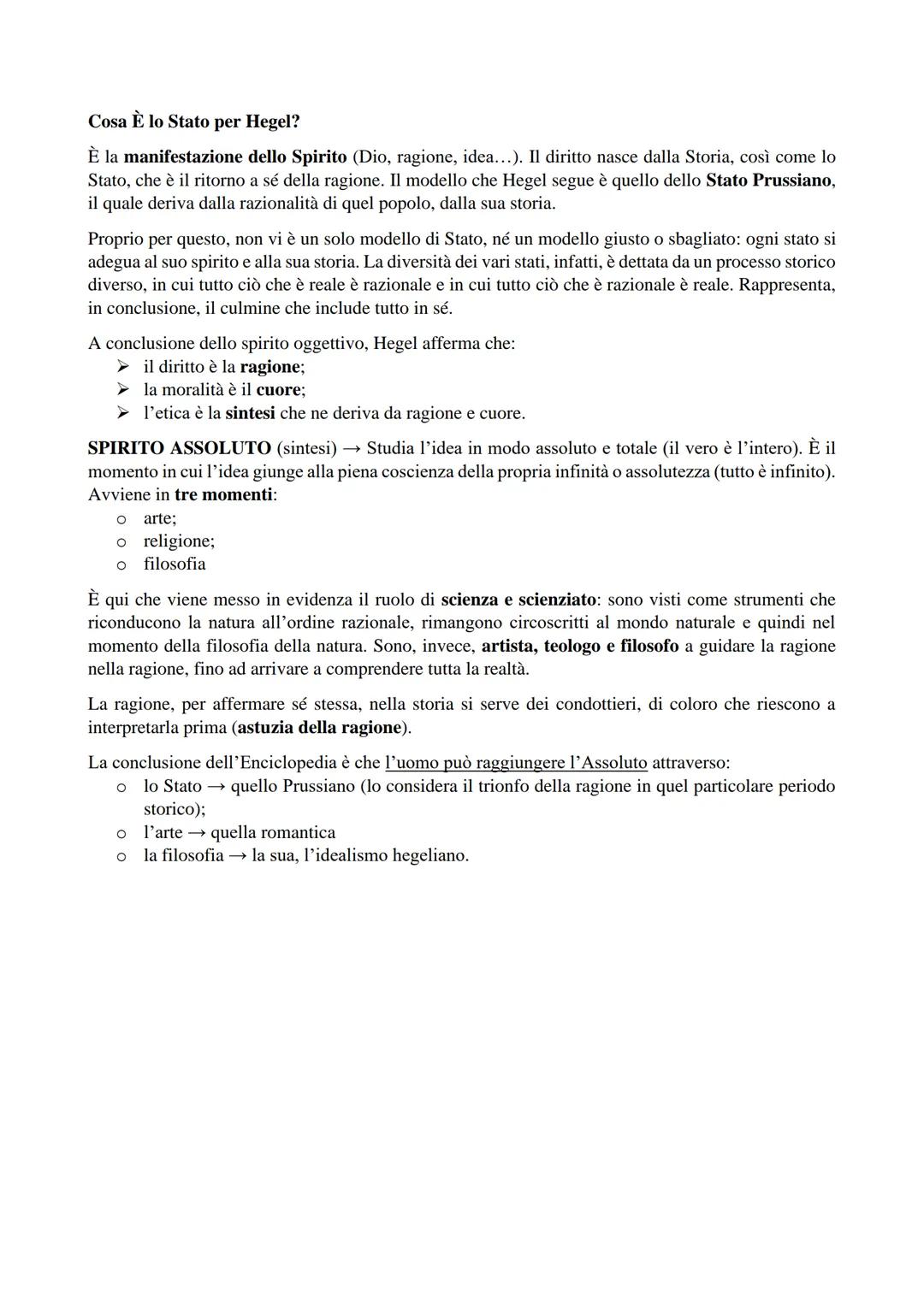 HEGEL
CAPISALDI DEL SUO IDEALISMO – Hegel è un idealista. Il suo idealismo si basa su:
1. la risoluzione del finito nell'infinito;
2. l'iden