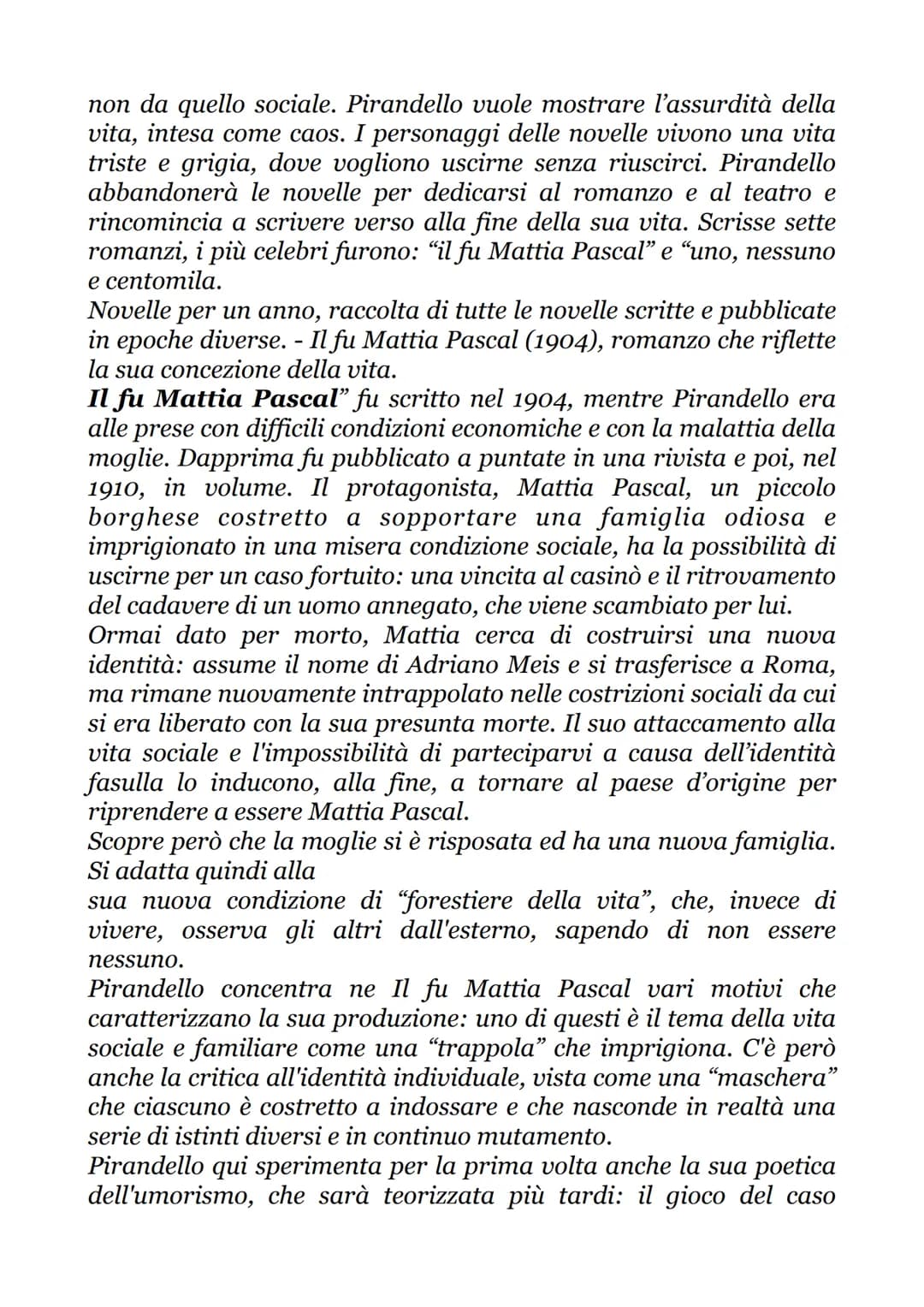 LUIGI PIRANDELLO
La vita:
Luigi Pirandello nasce nel 1867 nella
contrada campagna della "caos", vicino ad
Agrigento, dove la famiglia è anda