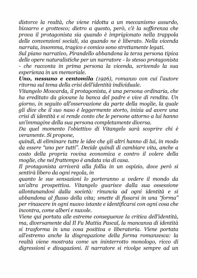 LUIGI PIRANDELLO
La vita:
Luigi Pirandello nasce nel 1867 nella
contrada campagna della "caos", vicino ad
Agrigento, dove la famiglia è anda