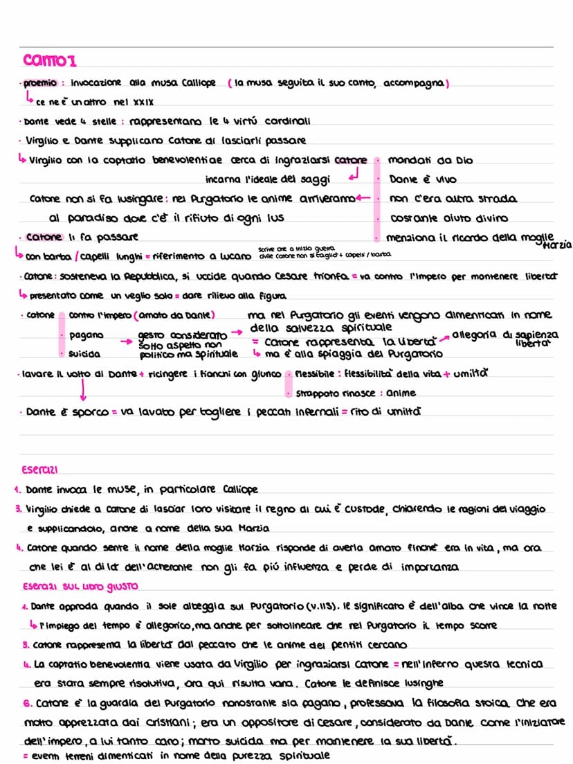 Purgatorio
invenzione di Dante = non c'è nelle sacre Scritture
l'idea si diffonde nell' alto Medioevo diventa ufficiale con il 2 concilio di