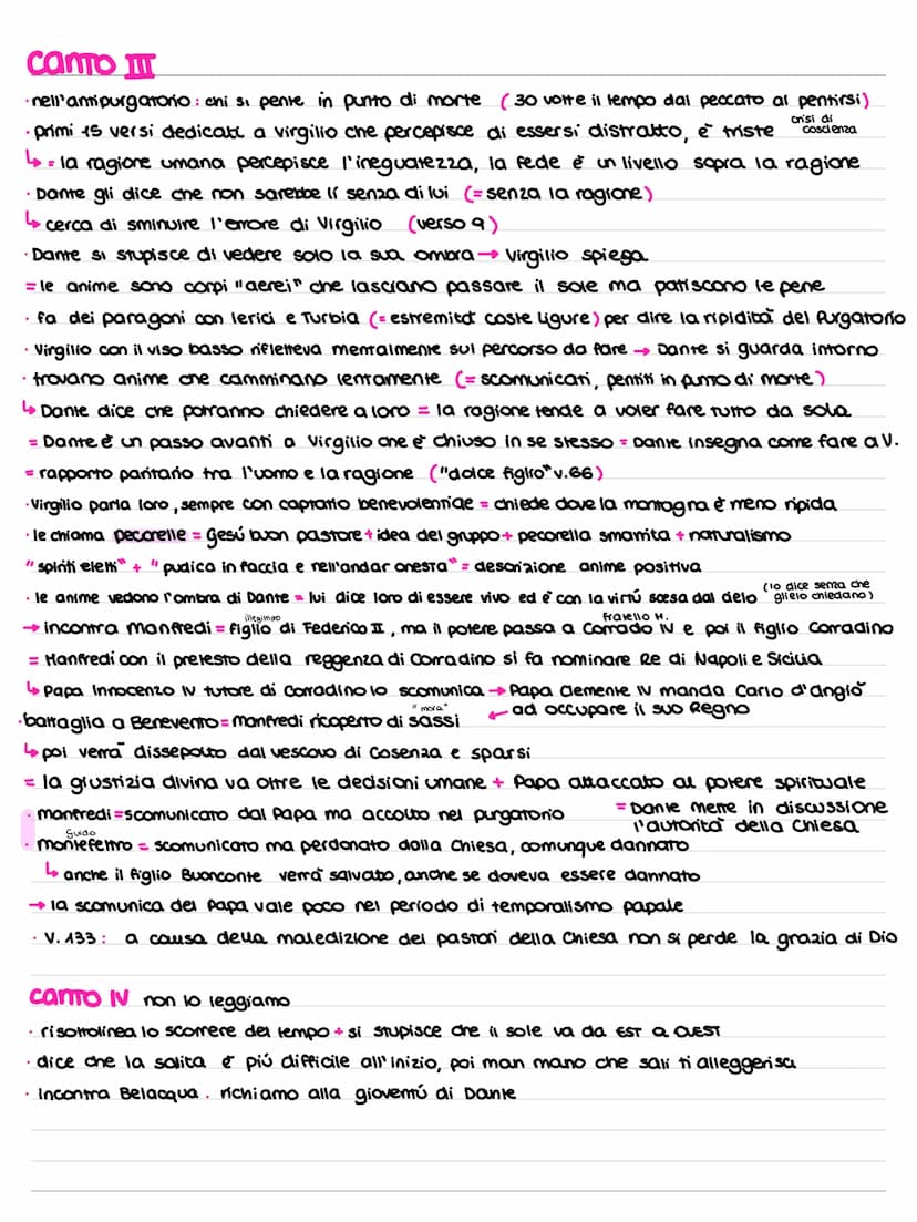 Purgatorio
invenzione di Dante = non c'è nelle sacre Scritture
l'idea si diffonde nell' alto Medioevo diventa ufficiale con il 2 concilio di
