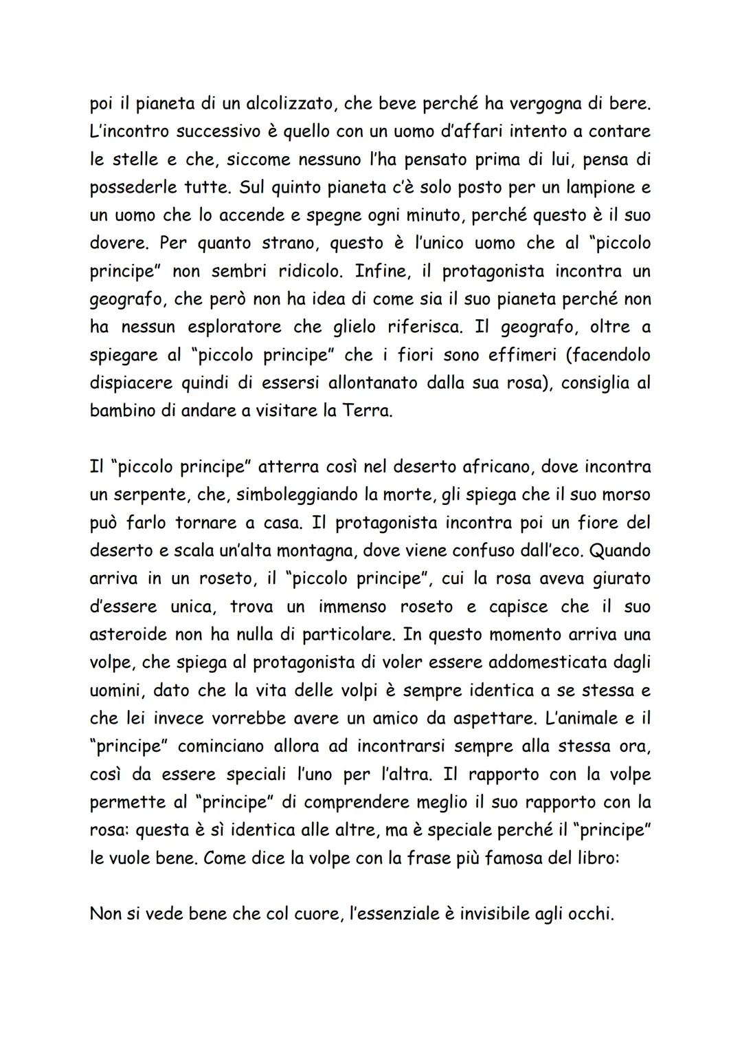 "Il piccolo principe" di Antoine de Saint-Exupéry
Il Piccolo Principe è l'opera più famosa di Antoine de Saint-Exupéry,
pubblicata nel 1943.