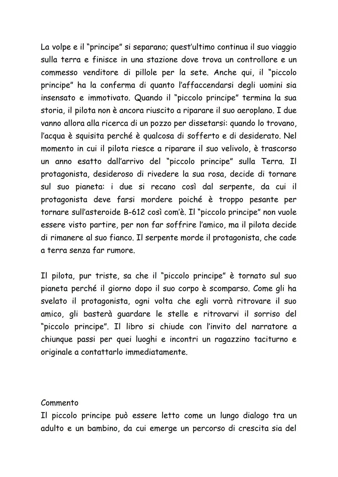 "Il piccolo principe" di Antoine de Saint-Exupéry
Il Piccolo Principe è l'opera più famosa di Antoine de Saint-Exupéry,
pubblicata nel 1943.