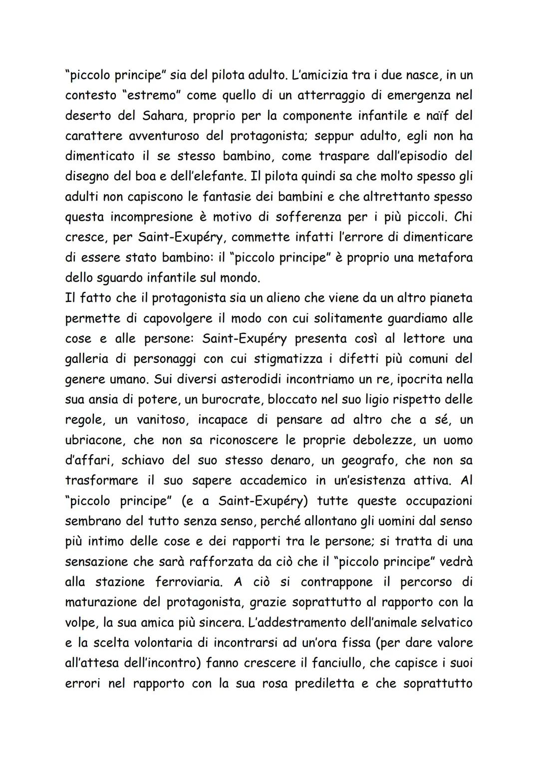 "Il piccolo principe" di Antoine de Saint-Exupéry
Il Piccolo Principe è l'opera più famosa di Antoine de Saint-Exupéry,
pubblicata nel 1943.