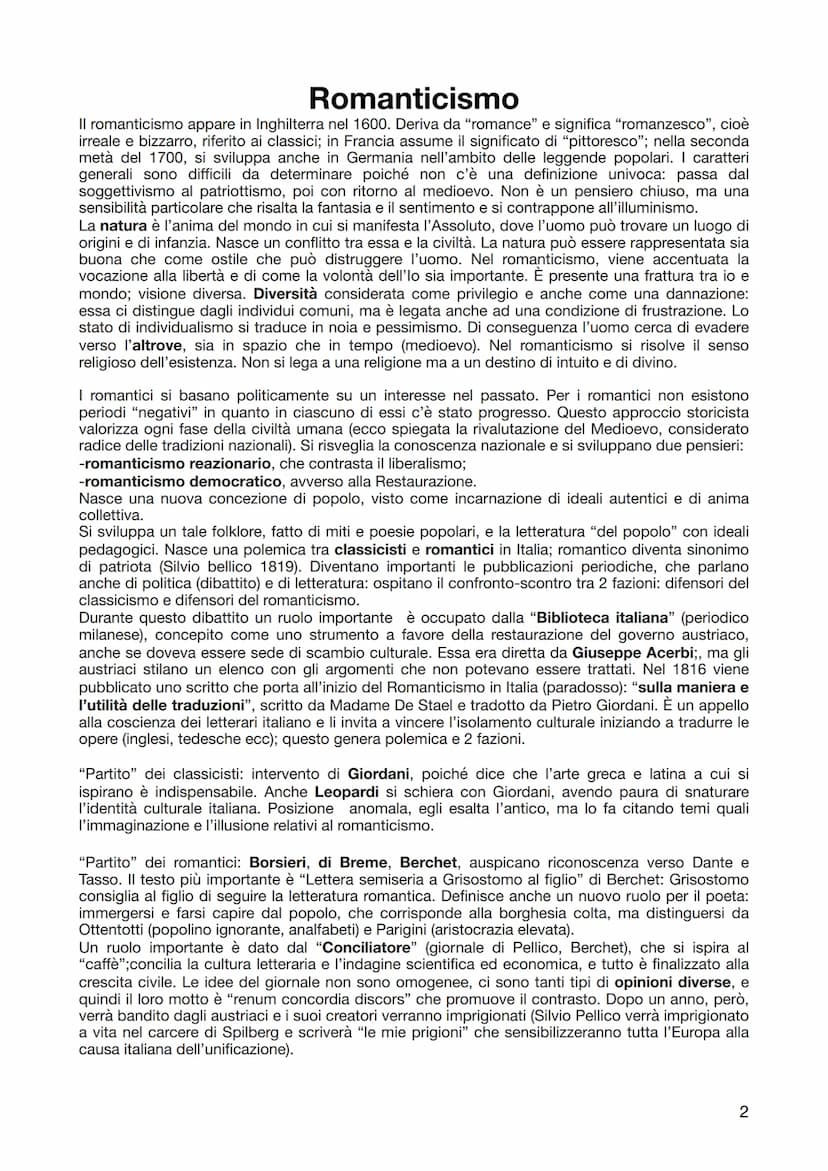 Neoclassicismo e Preromanticismo
Il principale orientamento filosofico del settecento era l'Illuminismo, movimento basato sulla
ragione che 