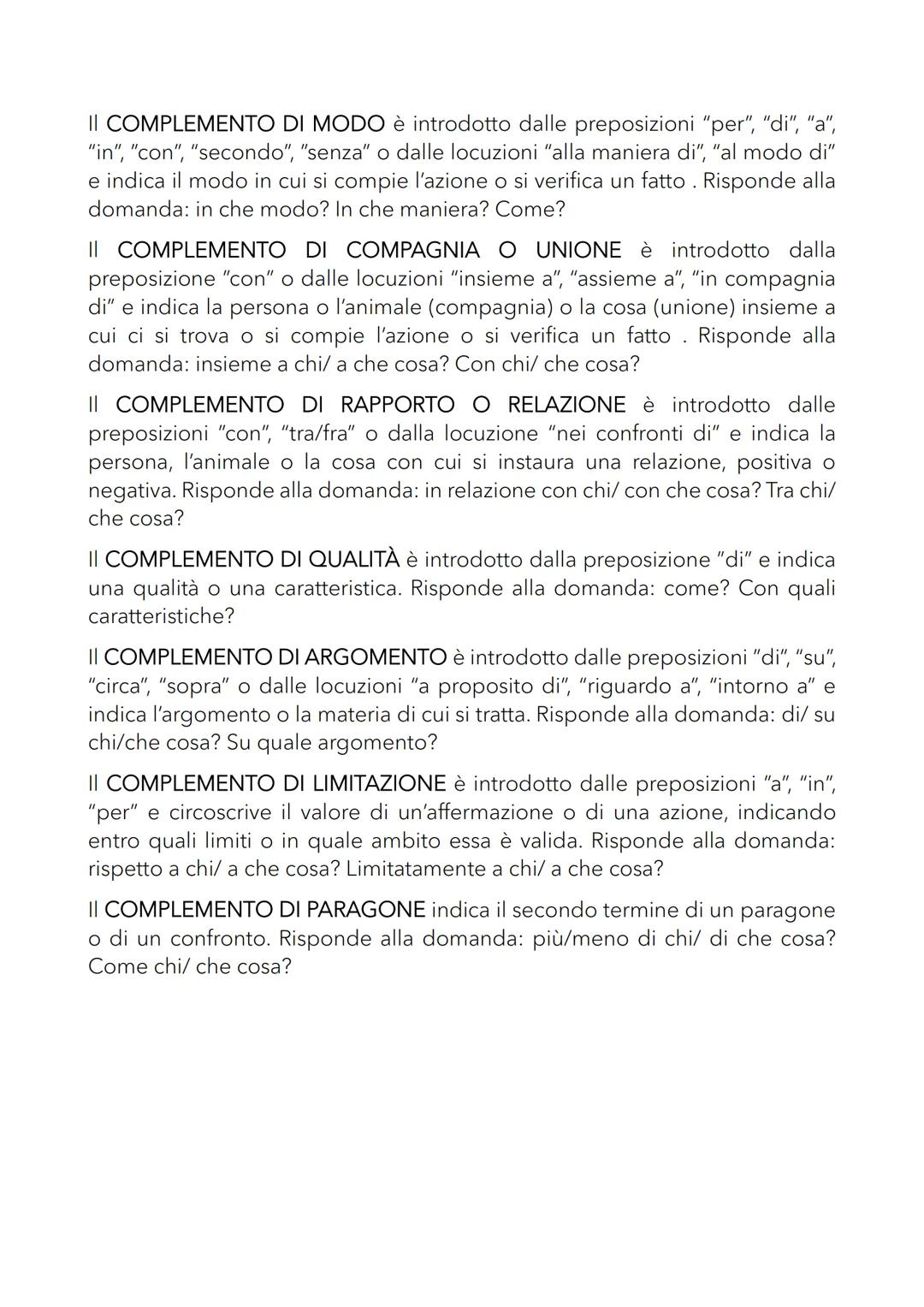 analisi logica
Il SOGGETTO è l'elemento della frase di cui il predicato dice qualcosa e con
il quale concorda nella persona, nel numero e ne