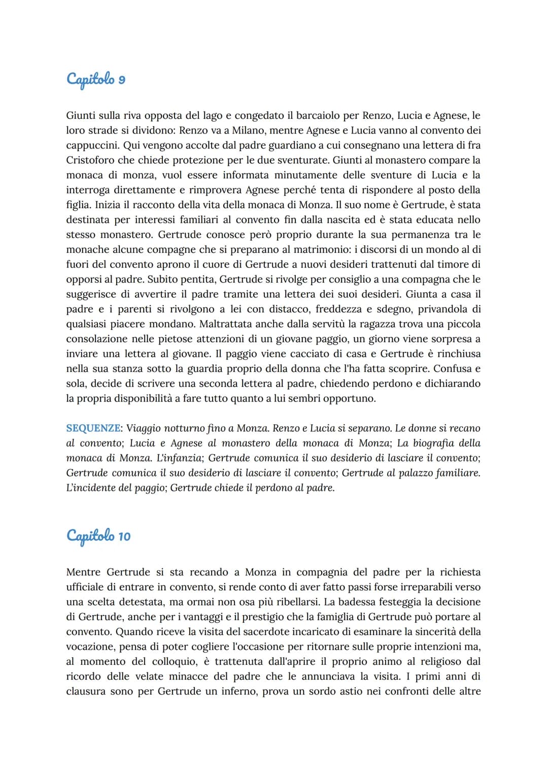 Capitolo 6
Il capitolo si apre con Don Rodrigo e fra Cristoforo che parlano. Padre Cristoforo
comunica il motivo della sua visita ma viene i