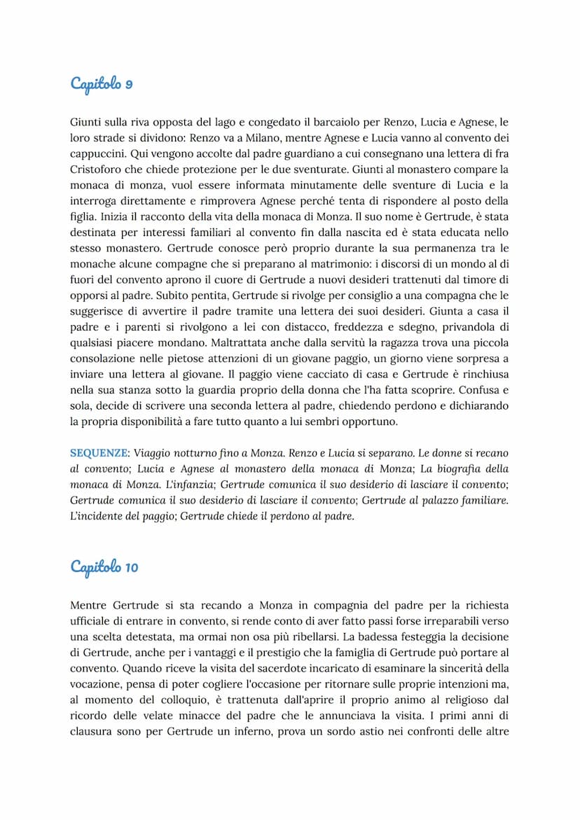 Capitolo 6
Il capitolo si apre con Don Rodrigo e fra Cristoforo che parlano. Padre Cristoforo
comunica il motivo della sua visita ma viene i