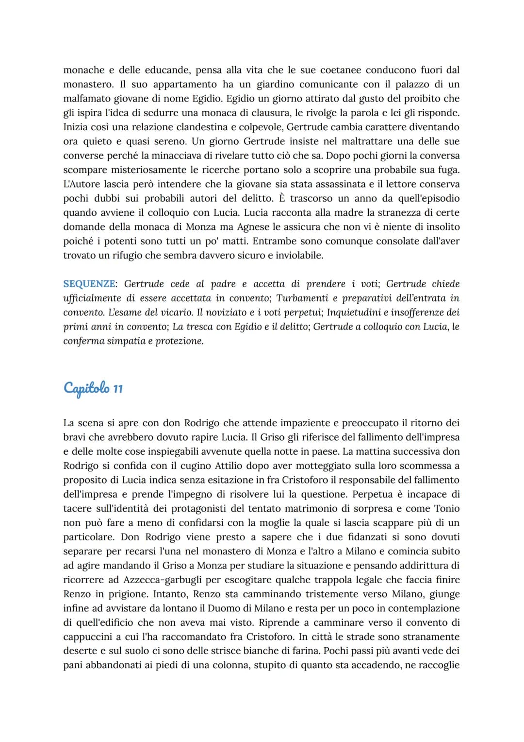 Capitolo 6
Il capitolo si apre con Don Rodrigo e fra Cristoforo che parlano. Padre Cristoforo
comunica il motivo della sua visita ma viene i