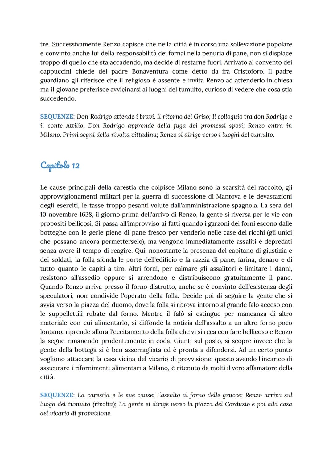 Capitolo 6
Il capitolo si apre con Don Rodrigo e fra Cristoforo che parlano. Padre Cristoforo
comunica il motivo della sua visita ma viene i