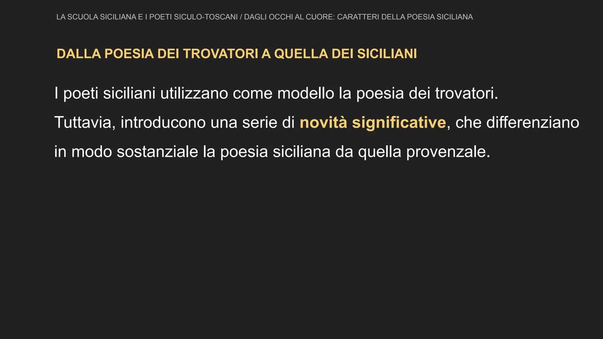 m
1445
La scuola siciliana
e i poeti siculo-toscani La scuola siciliana LA SCUOLA SICILIANA E I POETI SICULO-TOSCANI / LA SCUOLA SICILIANA
L