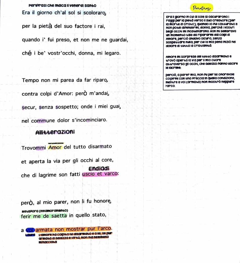 Francesco Petrarca
20-07-1304 ad Arezzo
t 1374
Figlio di un notaio fiorentino
Non incontrerà mai Dante anche se avrebbe voluto perché è in
e