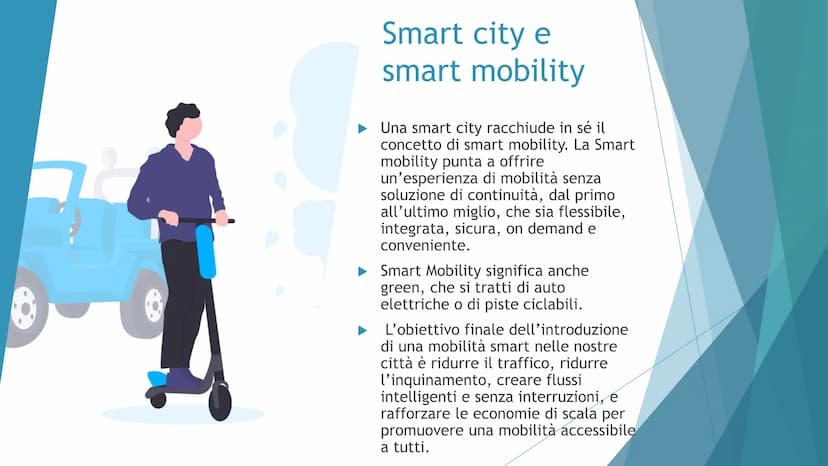 THERE
SMART CITIES
LE CITTA' DEL FUTURO
20077
TEXTS Cos'è una smart
city ?
► La smart city è una città
che gestisce le risorse in
modo intel