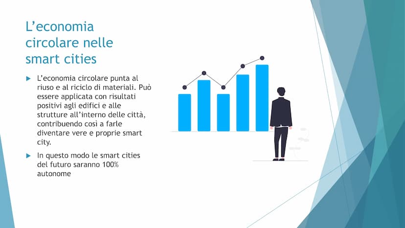 THERE
SMART CITIES
LE CITTA' DEL FUTURO
20077
TEXTS Cos'è una smart
city ?
► La smart city è una città
che gestisce le risorse in
modo intel