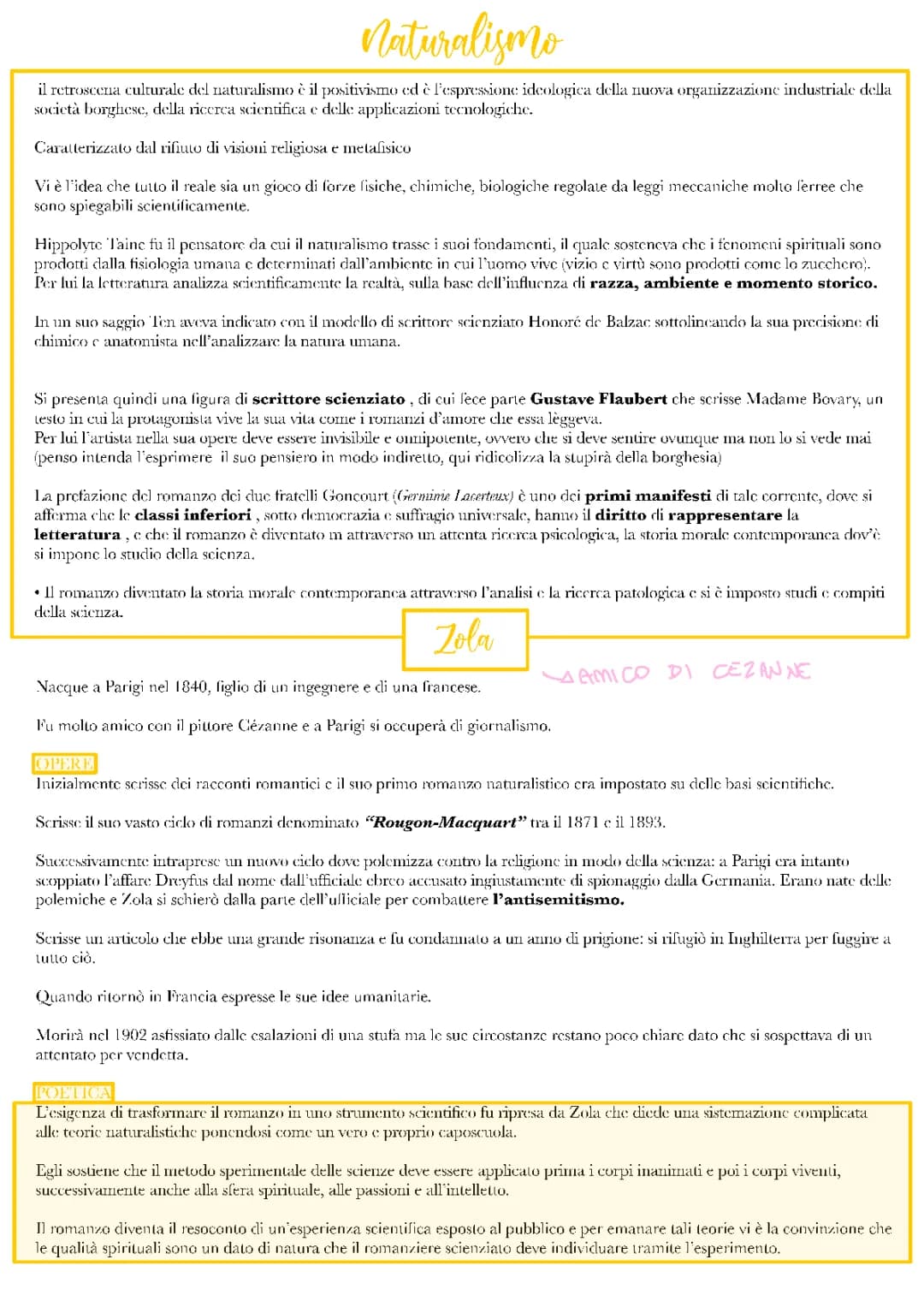 Il naturalismo in letteratura: caratteristiche e esponenti