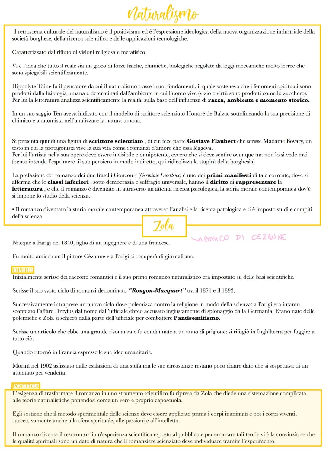 
<p>Il retroscena culturale del naturalismo è il positivismo ed è l'espressione ideologica della nuova organizzazione industriale della soci