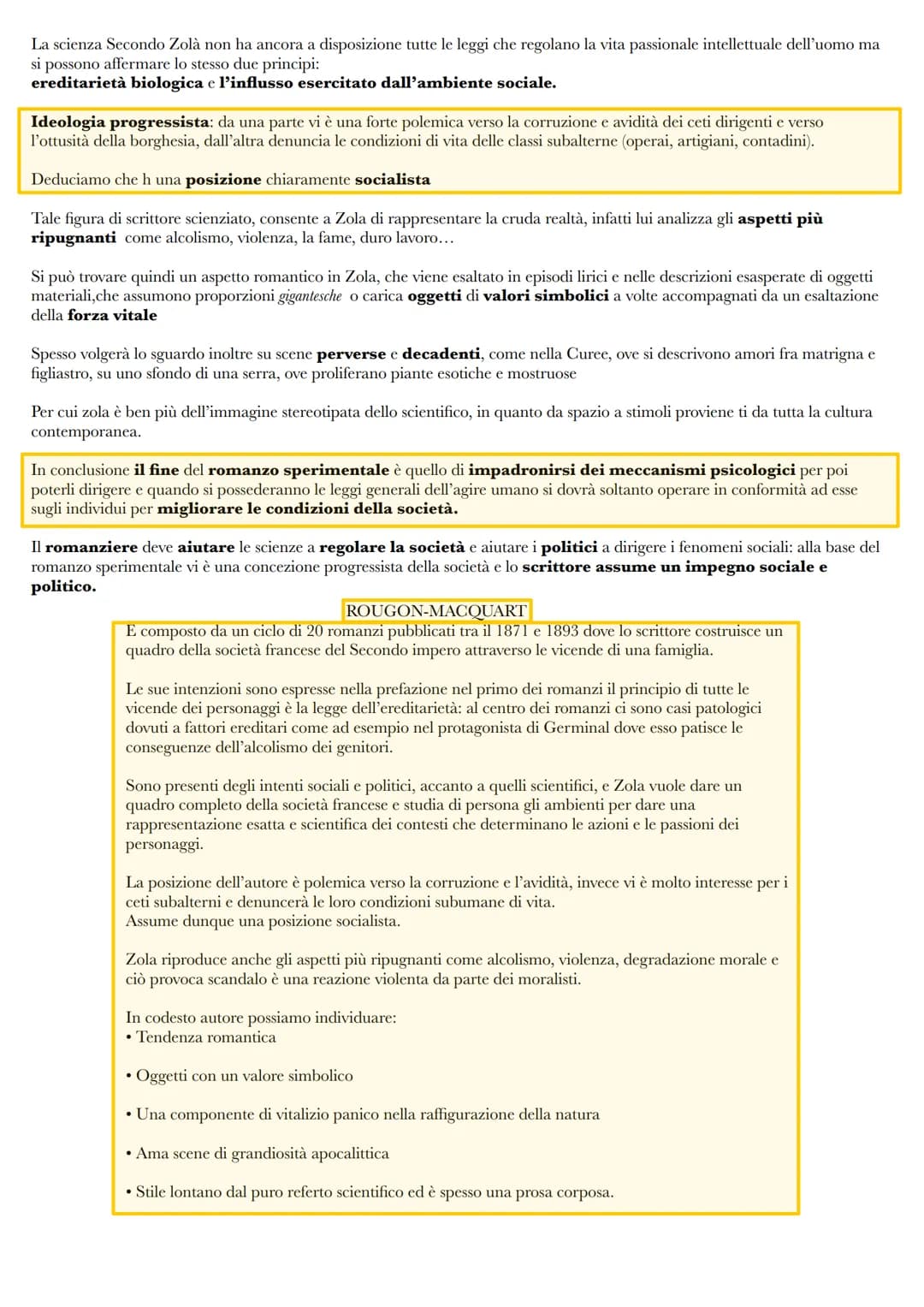 
<p>Il retroscena culturale del naturalismo è il positivismo ed è l'espressione ideologica della nuova organizzazione industriale della soci