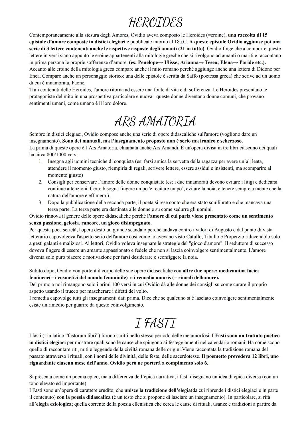 Ovidio
Le informazioni sulla sua vita ci giungono da lui stesso, che ne parla nella sua raccolta Tristia. Publio Ovidio Nasone
nacque a Sulm