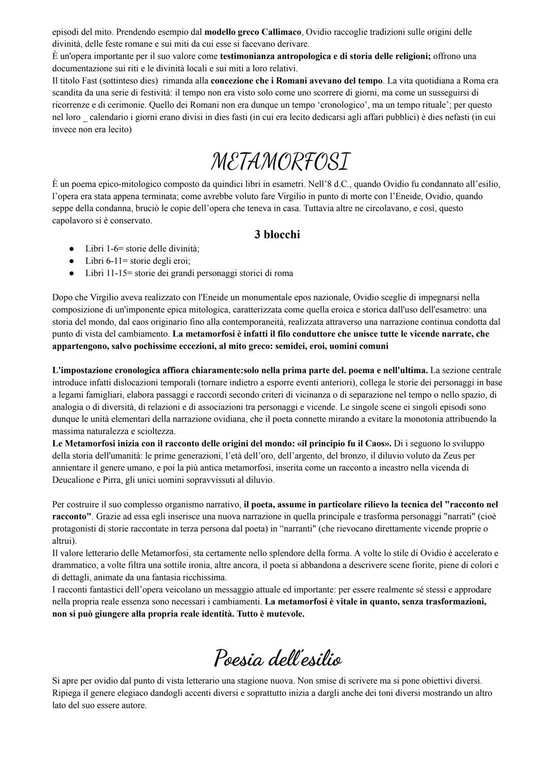 Ovidio
Le informazioni sulla sua vita ci giungono da lui stesso, che ne parla nella sua raccolta Tristia. Publio Ovidio Nasone
nacque a Sulm