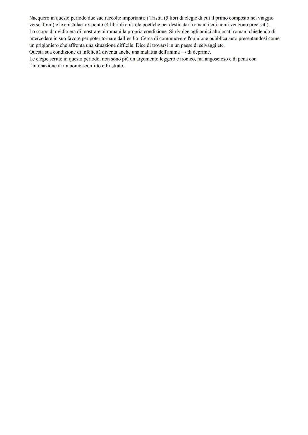 Ovidio
Le informazioni sulla sua vita ci giungono da lui stesso, che ne parla nella sua raccolta Tristia. Publio Ovidio Nasone
nacque a Sulm