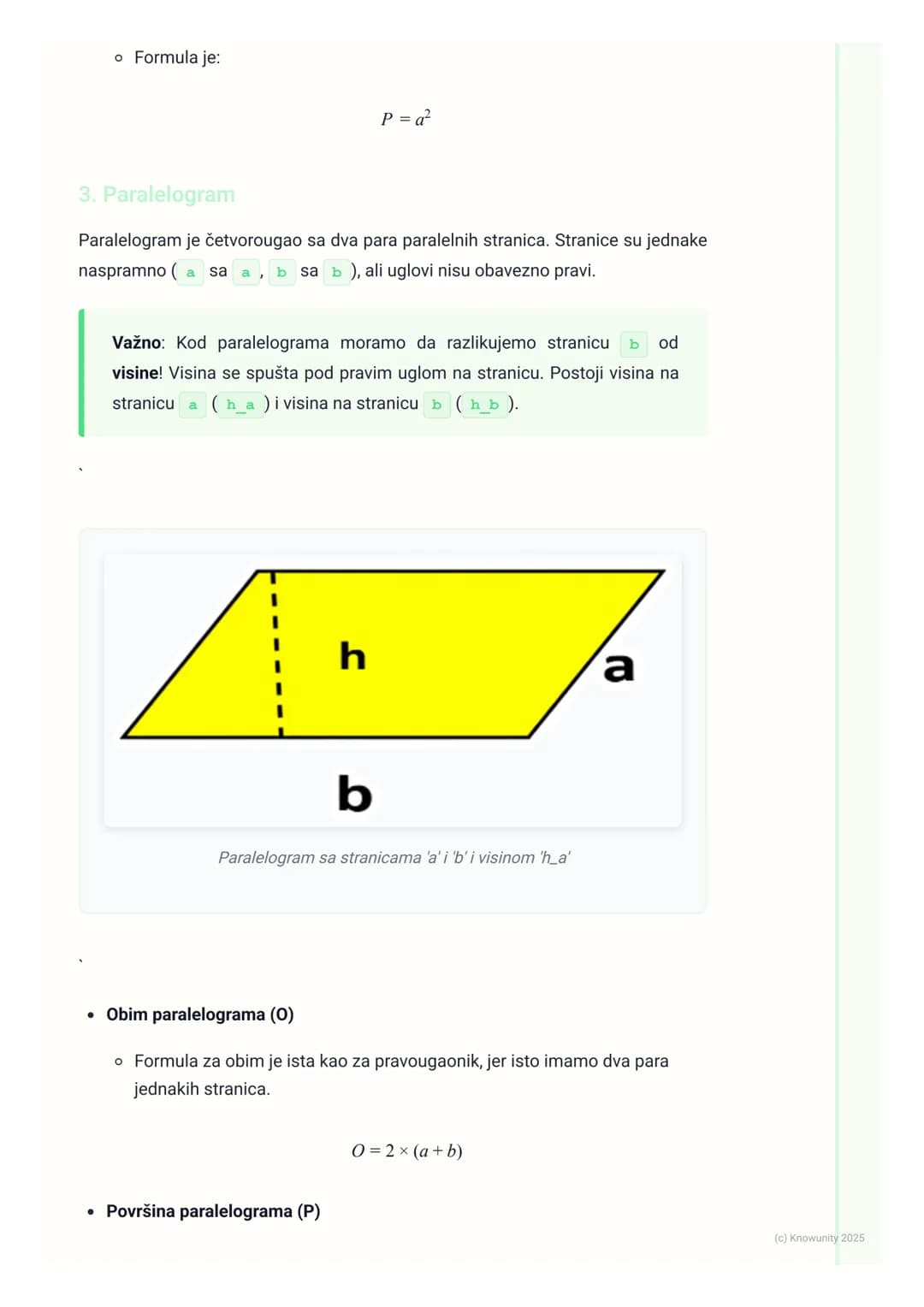 # Obim i površina četvorougla

Uvod u obim i površinu četvorougla

Četvorouglovi su svuda oko nas tabla u učionici, sveska, prozor, fudbalsk
