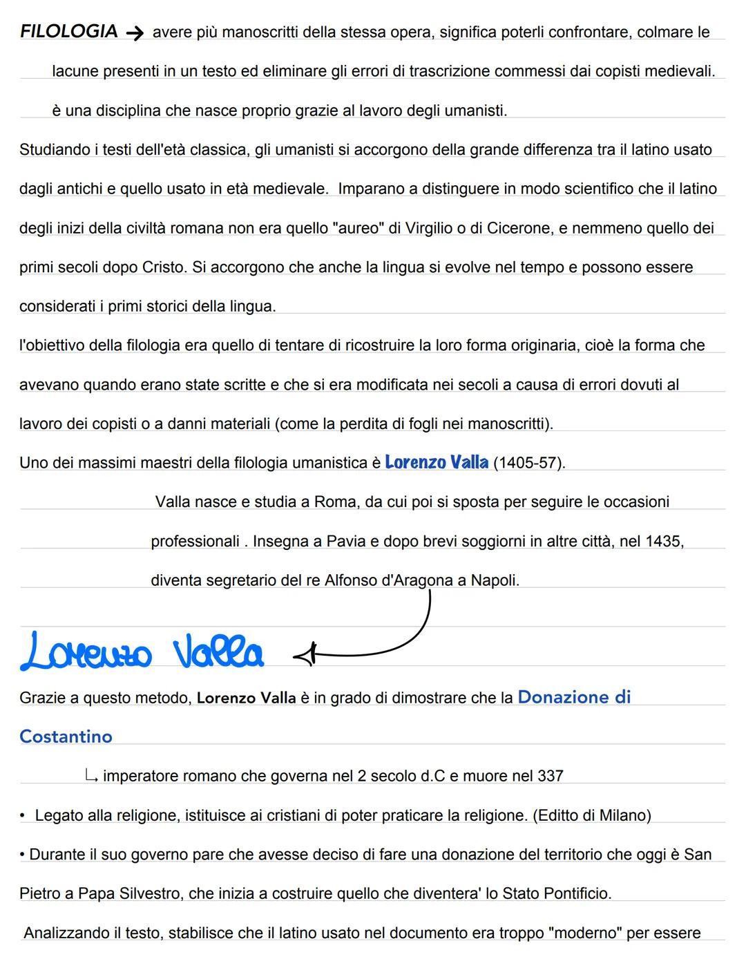 INIZIO DELL'ETA' MODERNA — XV secolo
• Petrarca aveva anticipato l'Umanesimo e i suoi aspetti.
Questo periodo è caratterizzato da trasformaz