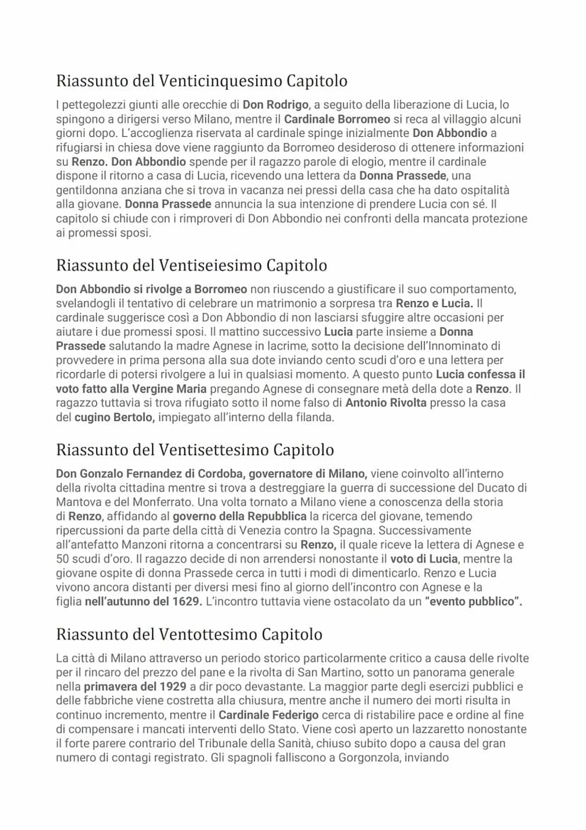I PROMESSI SPOSI(SINTESI DI TUTTI I CAPITOLI):
I promessi sposi risulta una delle opere più significative di Alessandro Manzoni, tra i più
c
