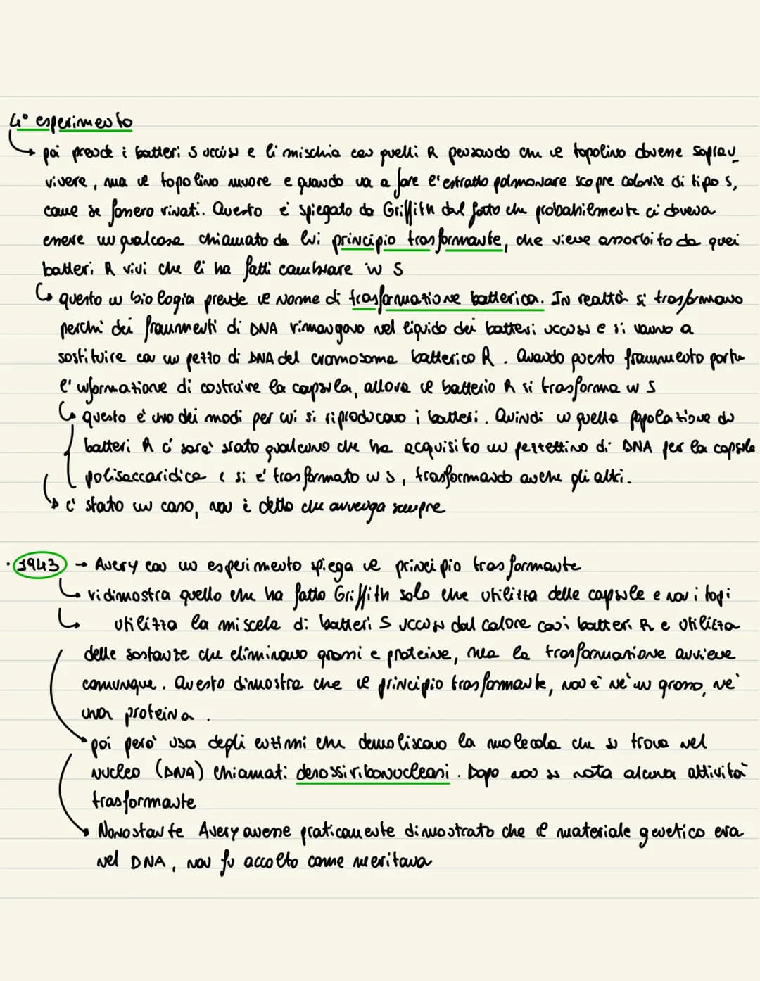 DNA
1869
→ examinando del pus all' uuterno di beude, Miescher wdividua una sostanze microsco
pica. Visto che era presente all' wherno del Nu