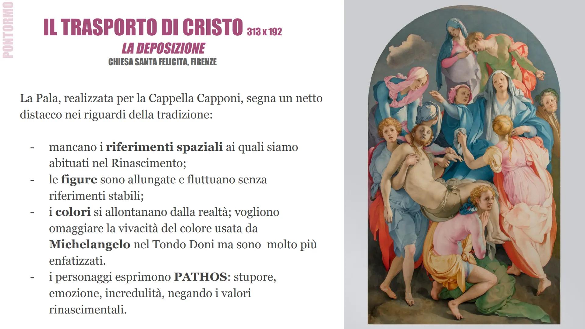 IL MANIERISMO
E' una corrente artistica che caratterizza la seconda
metà del Cinquecento fino all'avvento del Barocco.
Si sviluppa da Roma e