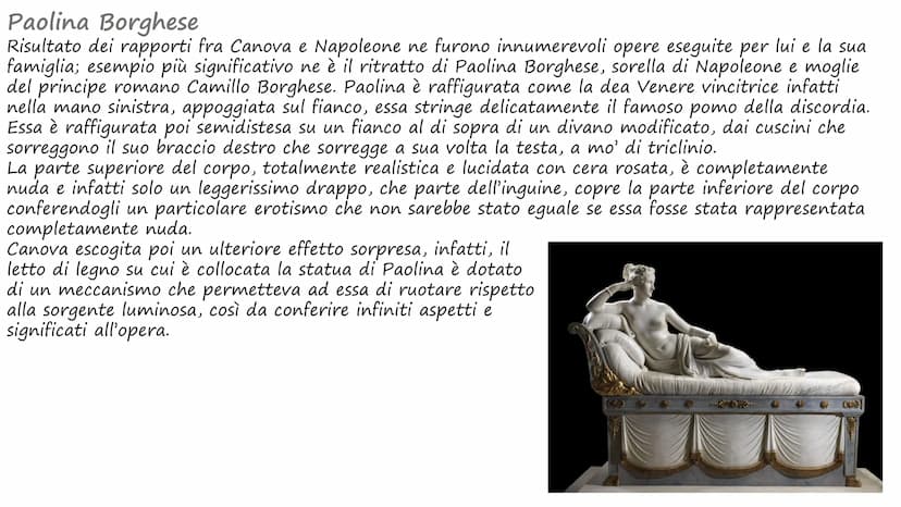 Antonio Canova La vita
Antonio Canova nacque a Possagno, nei pressi di Treviso, il primo novembre del 1757; fu figlio di uno
scalpellino e l