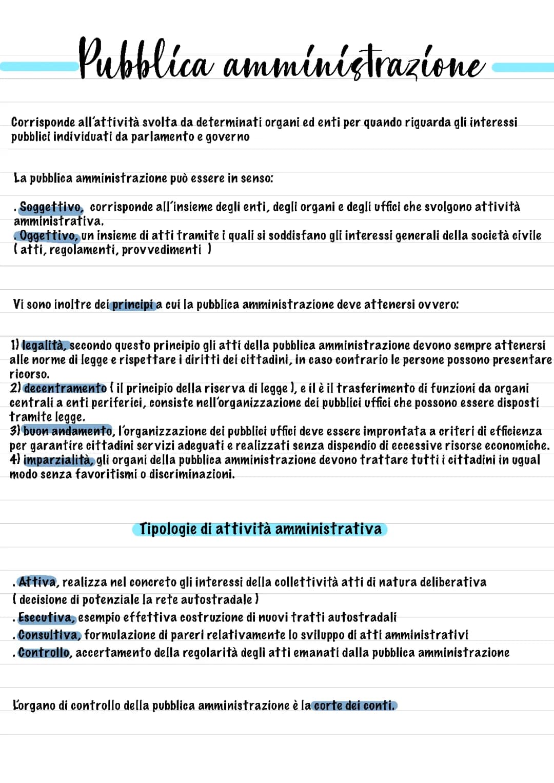 pubblica amministrazione 