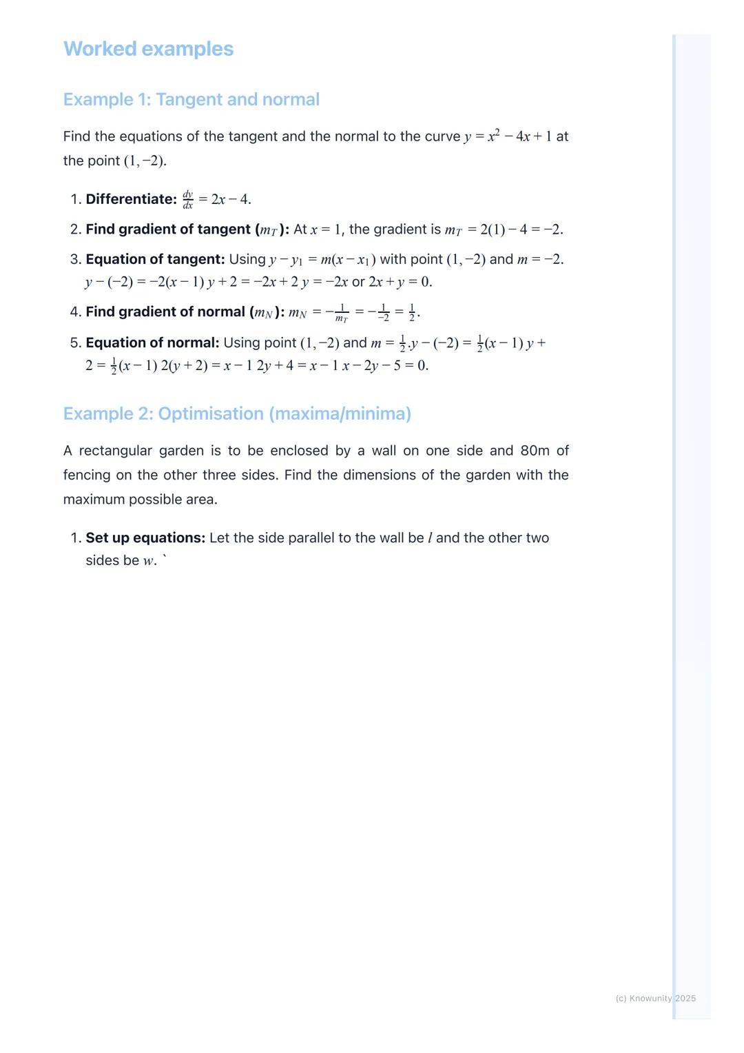 # Applications of Differentiation

An overview of applications

Differentiation isn't just about finding the derivative of a function. It's 