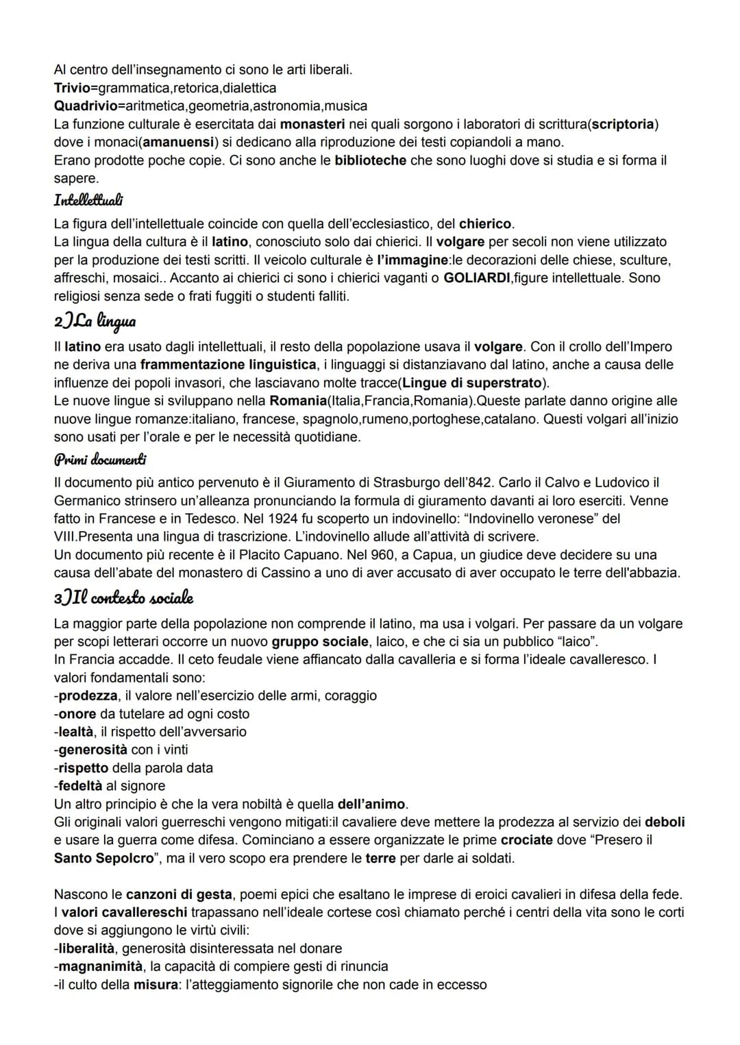 1)L'Europa nell'Alto Medioevo
Nel 476 d.c. viene deposto l'ultimo imperatore romano d'Occidente, Romolo Augustolo, e iniziarono a
formarsi i