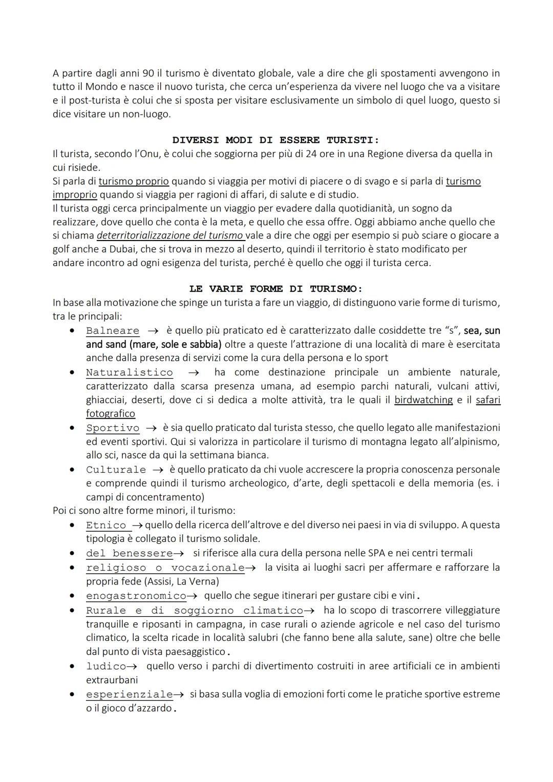 # GEOGRAFIA DEL TURISMO E CIRCOLAZIONE TURISTICA:
È un ramo della geografia, nata in Italia negli anni 30 del ventesimo secolo, in quanto il