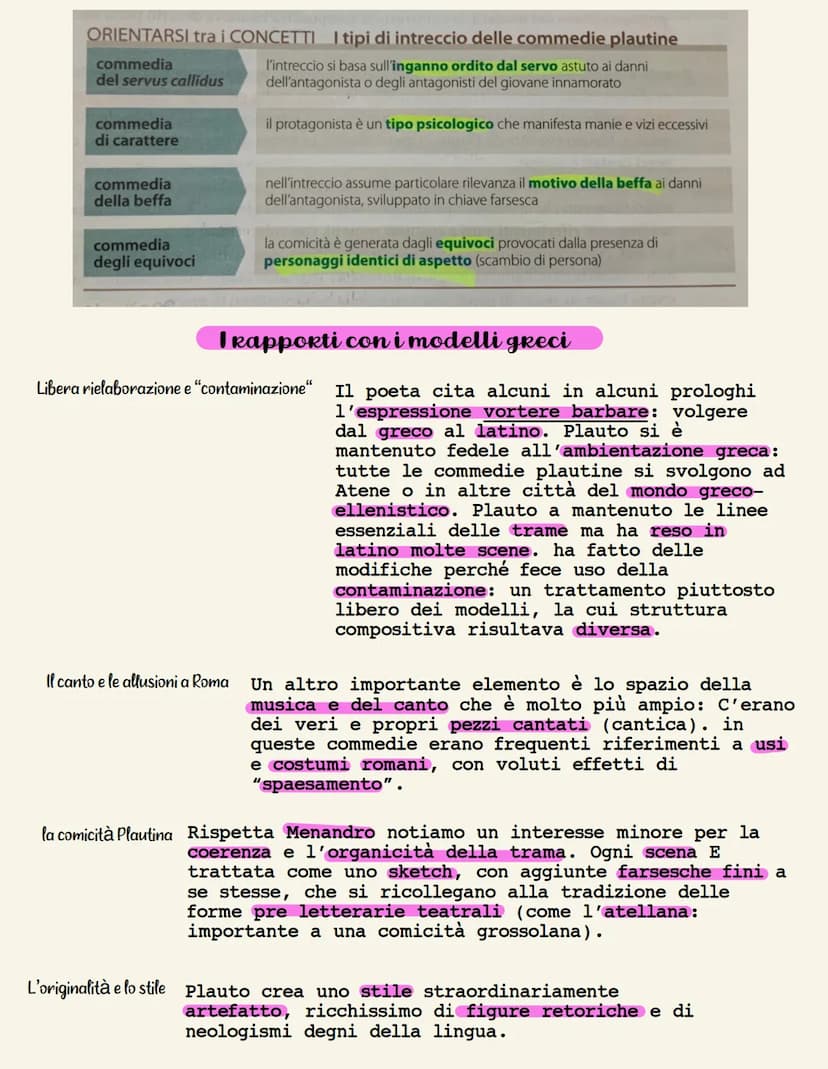TITO MACCIO PLAUTO
La vita
I nomi del poeta
Di Plauto come persona storica sappiamo ben poco si
è supposto che il poeta abbia utilizzato in 