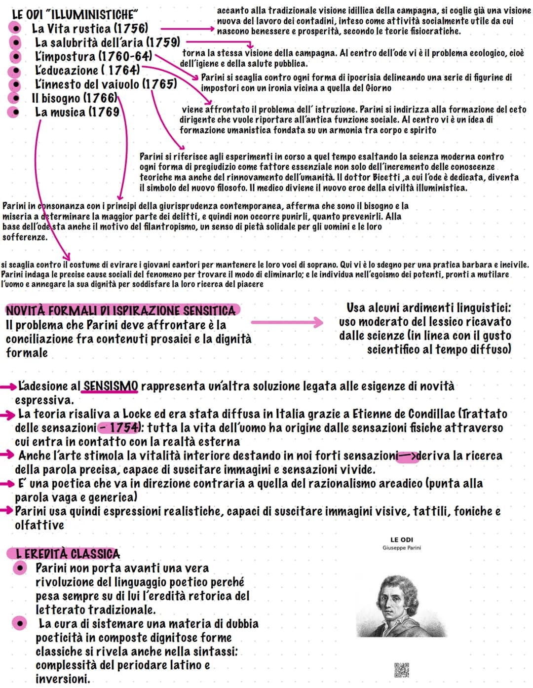 
<p>Giuseppe Parini (poi Parino) nacque nel 1729 a Bosisio in Brianza da una famiglia di modeste condizioni. A 10 anni si trasferì a Milano 