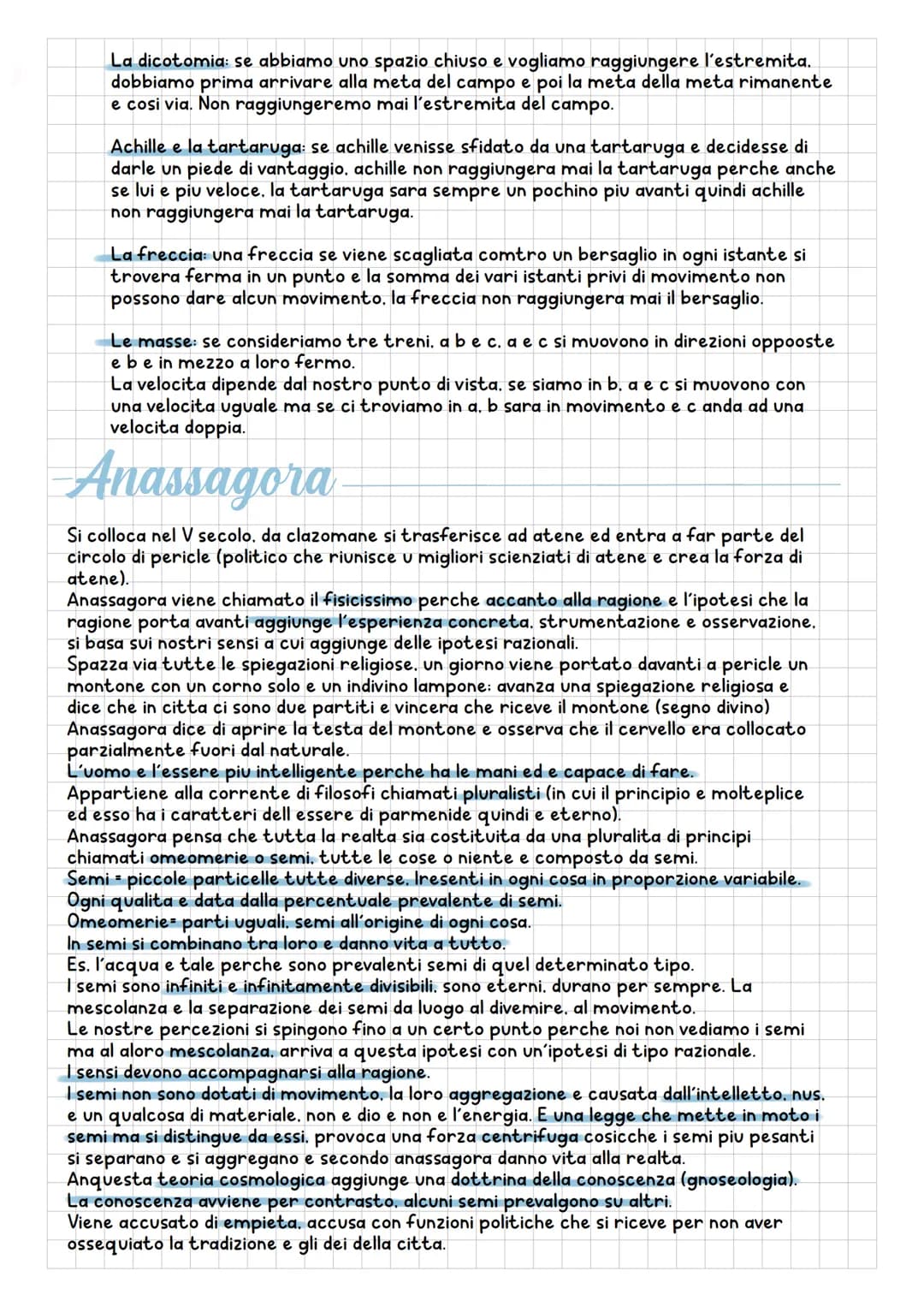 Filosofia
La filosofia e lo studio delle idee e domande che gli uomini si pongono.
Nasce in Vionia quando la societa cambia e il periodo del