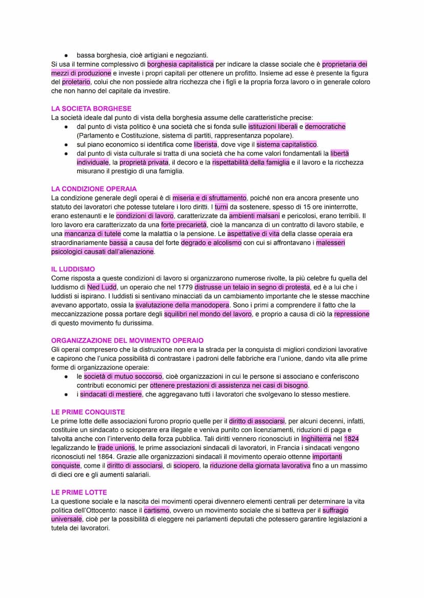 LA RIVOLUZIONE INDUSTRIALE
Con questo termine si intende un cambiamento nel sistema di produzione dei beni avviatosi nella seconda
metà del 