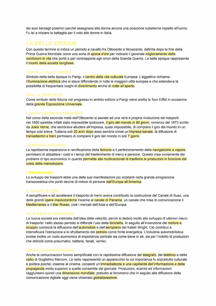 LA RIVOLUZIONE INDUSTRIALE
Con questo termine si intende un cambiamento nel sistema di produzione dei beni avviatosi nella seconda
metà del 