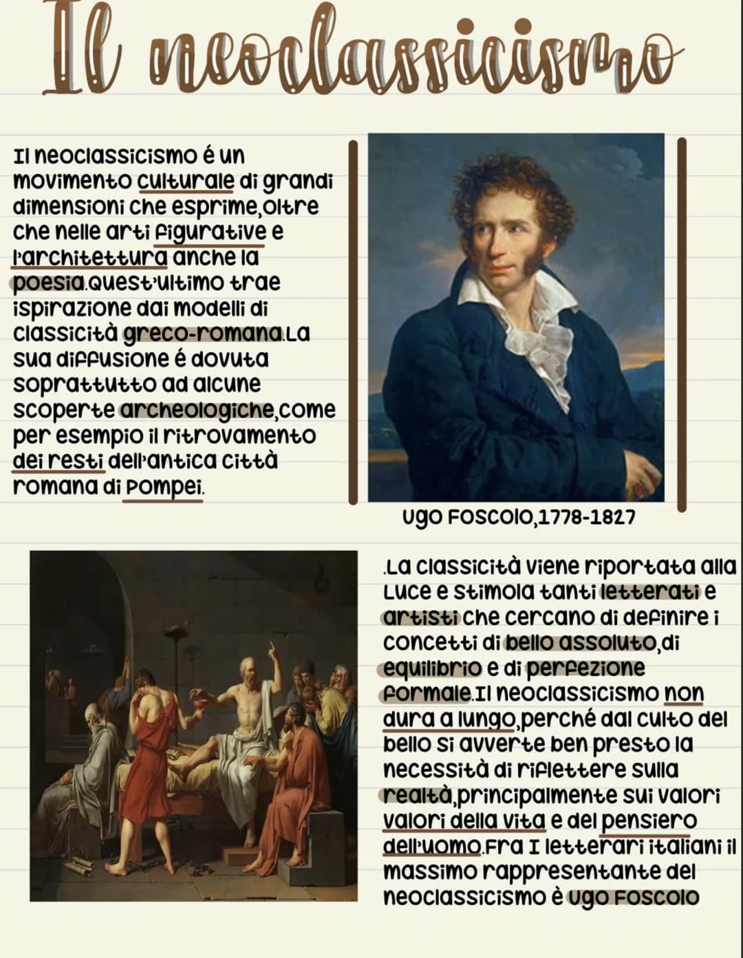 Il neoclassicism0
Il neoclassicismo é un
movimento culturale di grandi
dimensioni che esprime,oltre
che nelle arti figurative e
Parchitettur