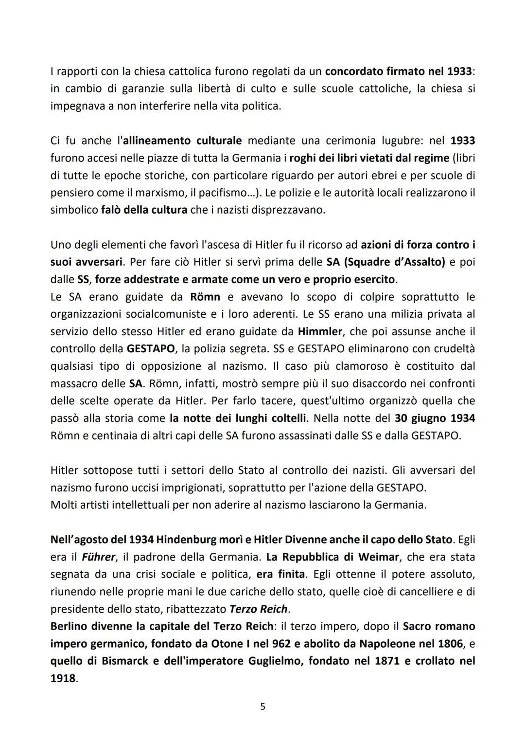 CAP. 9 LA GERMANIA DI HITLER: IL NAZISMO

La Repubblica di Weimar

Alla fine della Prima guerra mondiale, si determinò una drammatica situaz