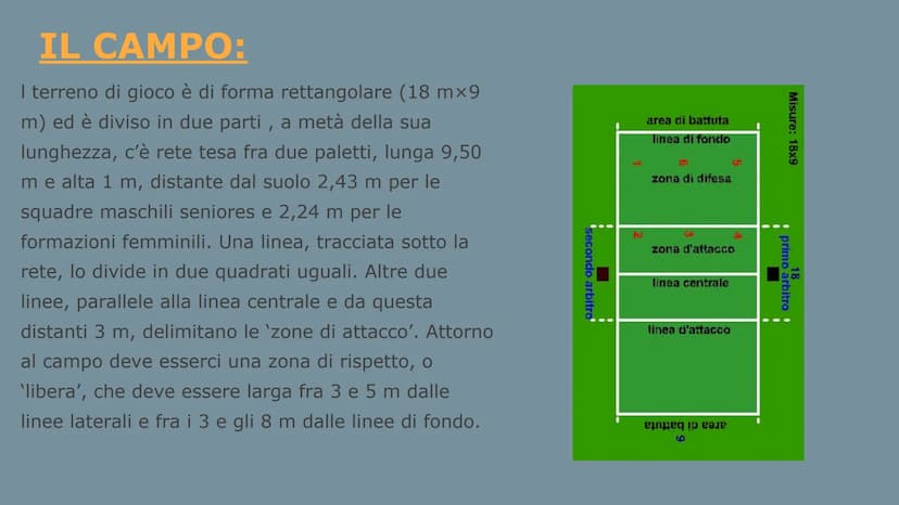 Arianna Sciclis
LA PALLAVOLO La pallavolo, chiamata anche volley, è uno sport che si svolge tra due squadre di 6
giocatori ciascuna. Lo scop